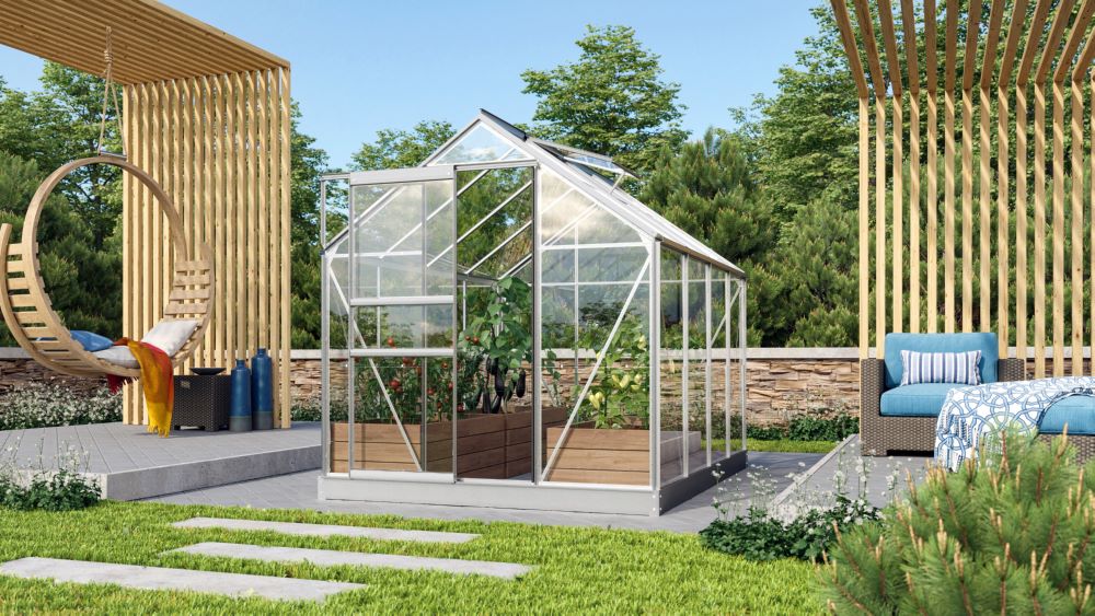 Produktbild Vitavia Gewächshausbausatz Venus 5000 ESG 3 mm alu bild 2