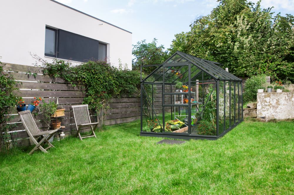 Produktbild Vitavia Gewächshaus Venus 6200 ESG 3 mm in schwarz bild 2
