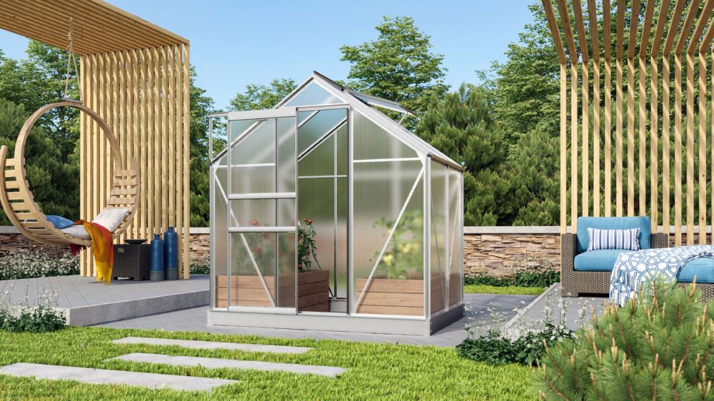 Produktbild Vitavia Gewächshausbausatz Venus 2500 HKP 6 mm alu bild 2