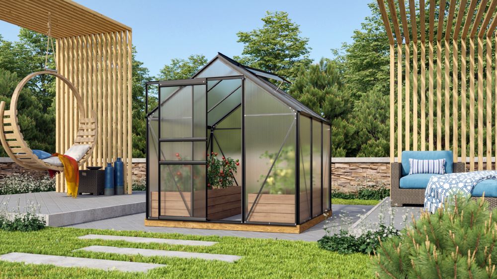 Produktbild Vitavia Gewächshausbausatz Venus 3800 HKP 6 mm 1950 x 1950 mm bild 2