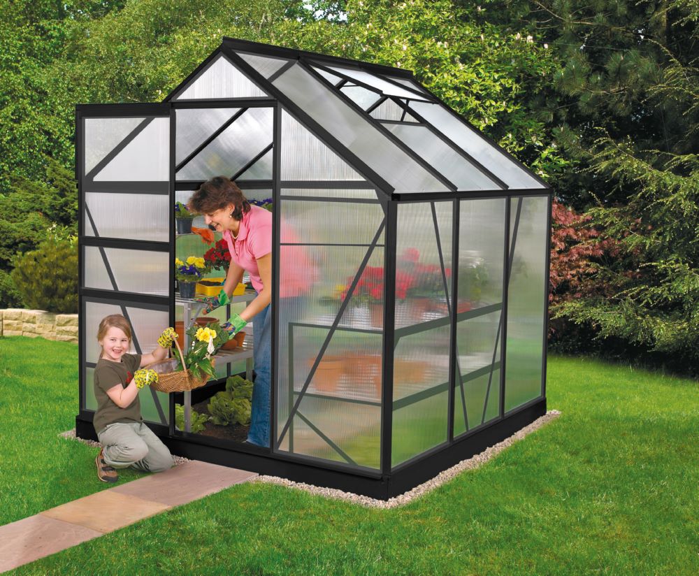 Produktbild Vitavia Gewächshausbausatz Venus 3800 HKP 6 mm 1950 x 1950 mm