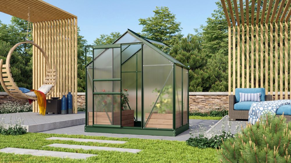 Produktbild Vitavia Gewächshausbausatz Venus 2500 HKP 6 mm smaragd bild 2