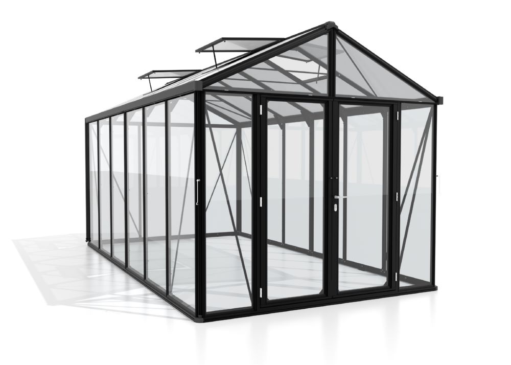 Produktbild Vitavia Gewächshaus Zeus Comfort 11900 ESG / HKP schwarz