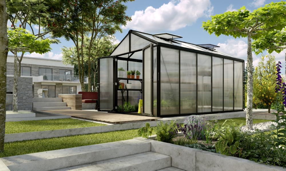 Produktbild Vitavia Gewächshaus Zeus Comfort 11900 HKP 16 mm schwarz bild 2