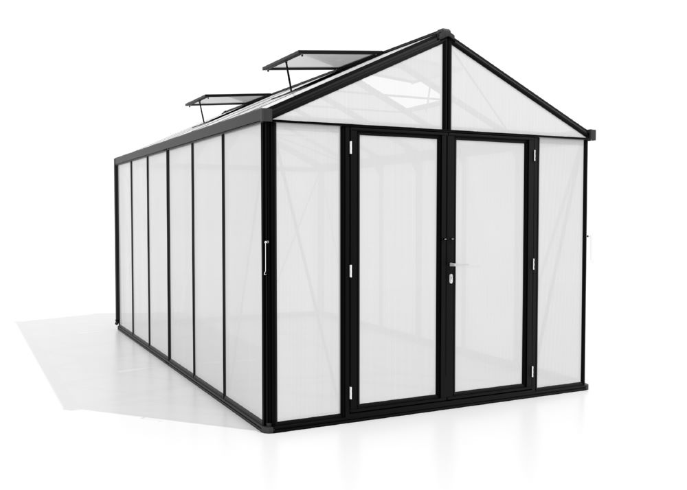 Produktbild Vitavia Gewächshaus Zeus Comfort 11900 HKP 16 mm schwarz bild 1
