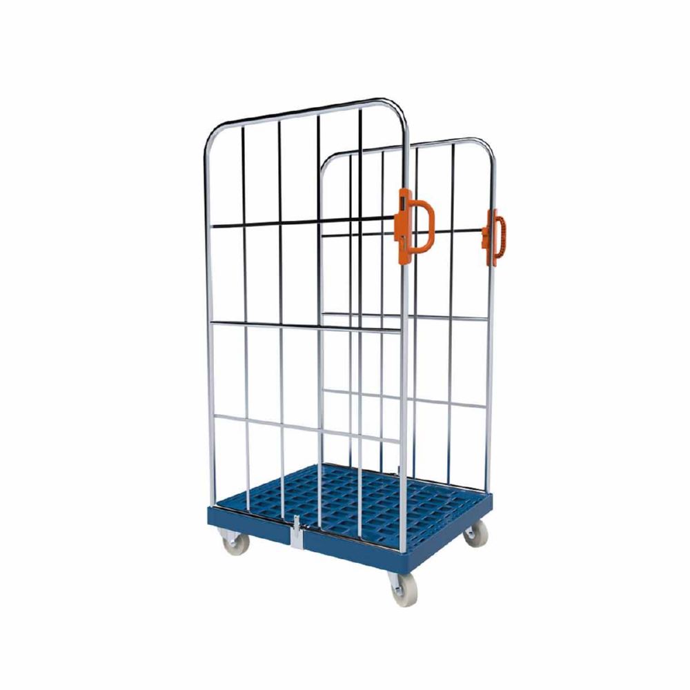 Produktbild ESB Griff Set KU orange für Rollbehälter bild 2