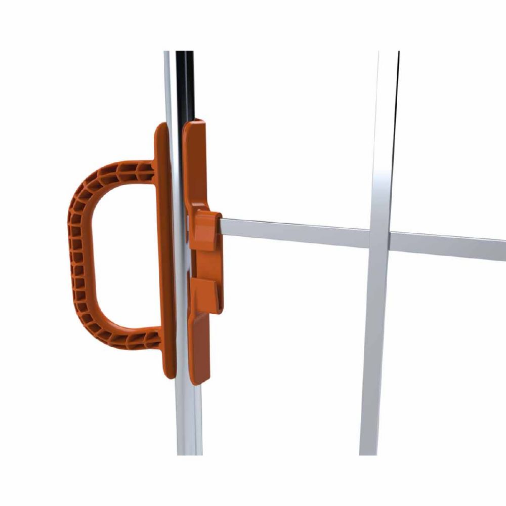 Produktbild ESB Griff Set KU orange für Rollbehälter bild 3