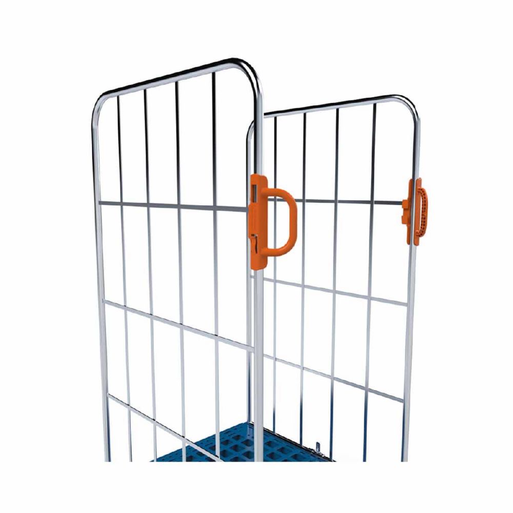 Produktbild ESB Griff Set KU orange für Rollbehälter bild 4