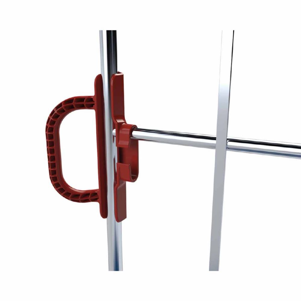 Produktbild ESB Griff Set KU rot für Rollbehälter bild 3