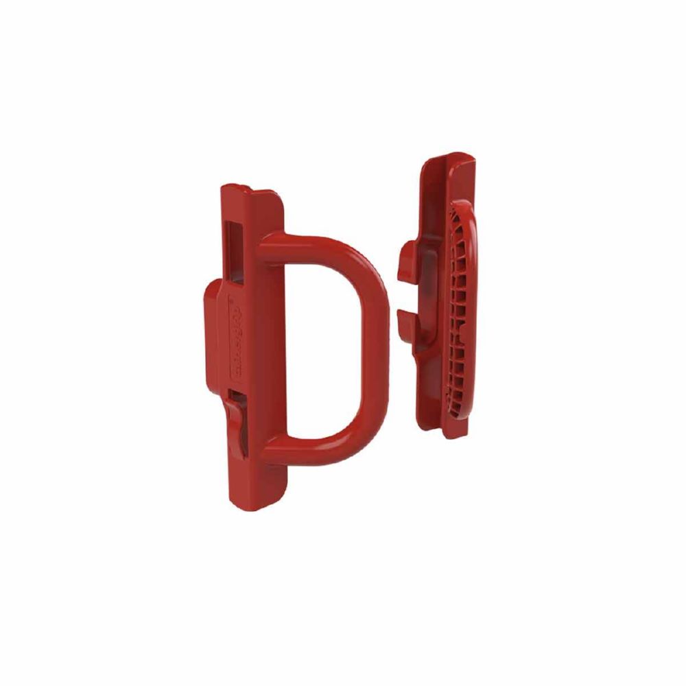 Produktbild ESB Griff Set KU rot für Rollbehälter bild 5