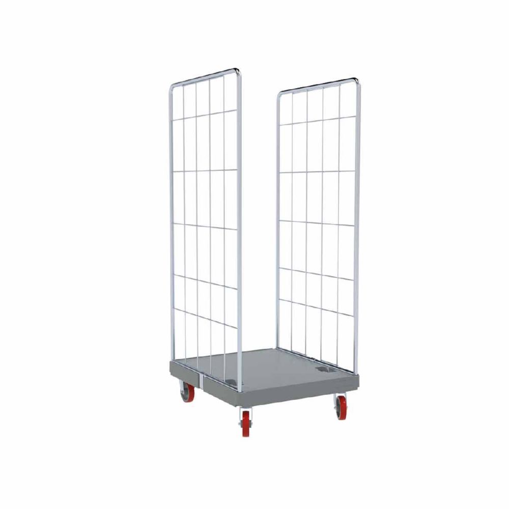 Produktbild ESB Hygiene Rollbehälter VA 1530 KU grau H 1723 mm