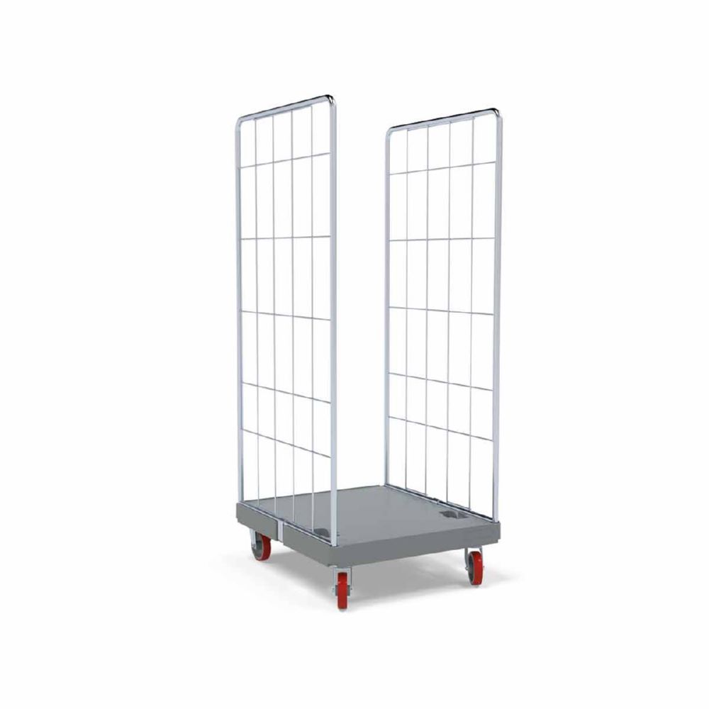 Produktbild ESB Hygiene Rollbehälter VA 1530 KU grau H 1723 mm bild 4