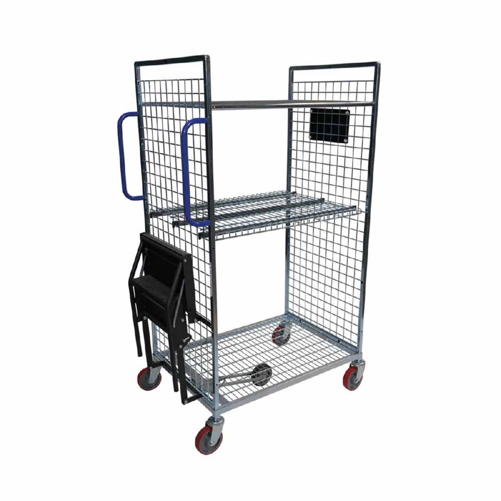 Produktbild ESB Kommissionierwagen KT 3 fester Zwischenboden H 1625 mm bild 2