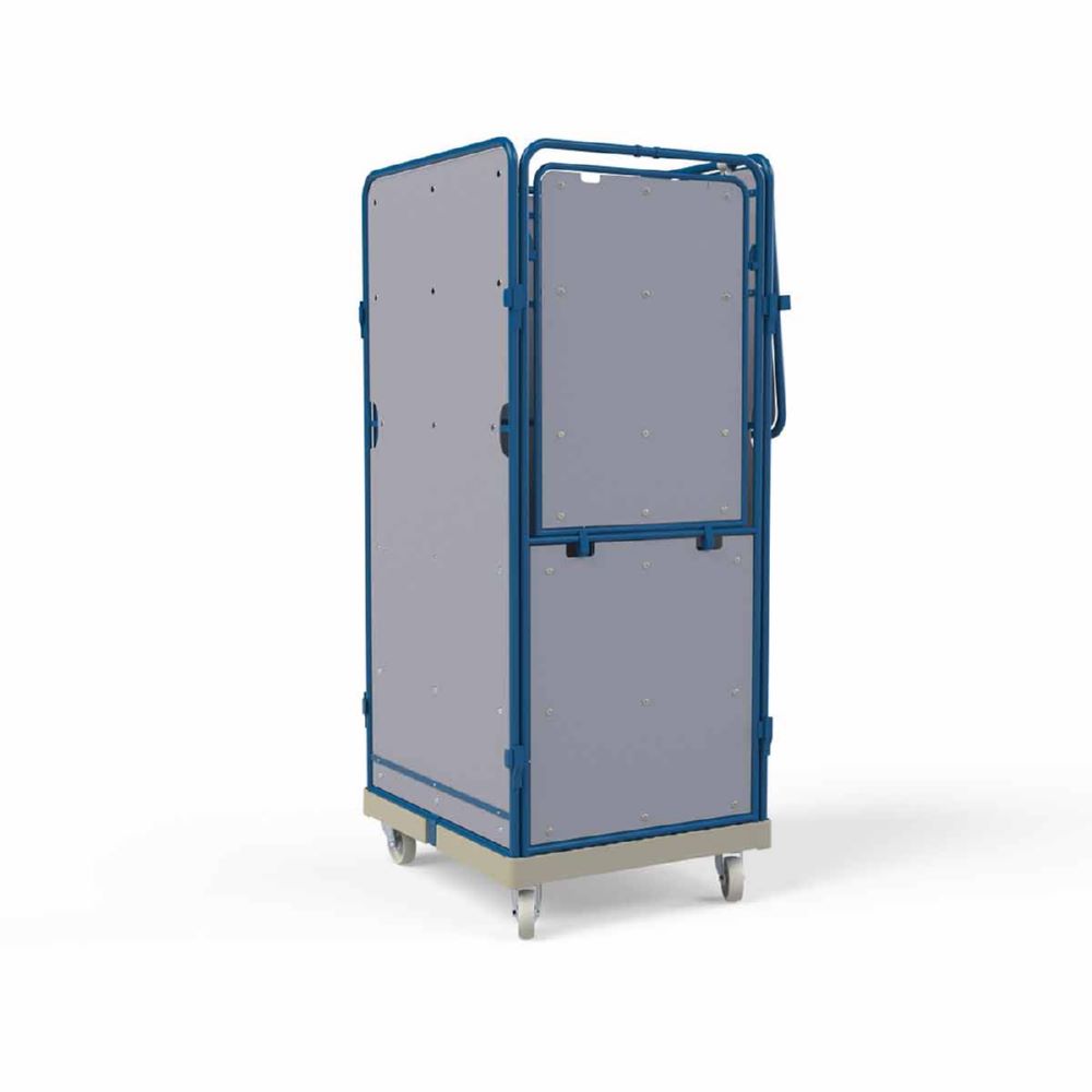 Produktbild ESB Logistik Rollbox 1589 KU 5 seitig Farbe grau H 1589 mm bild 5