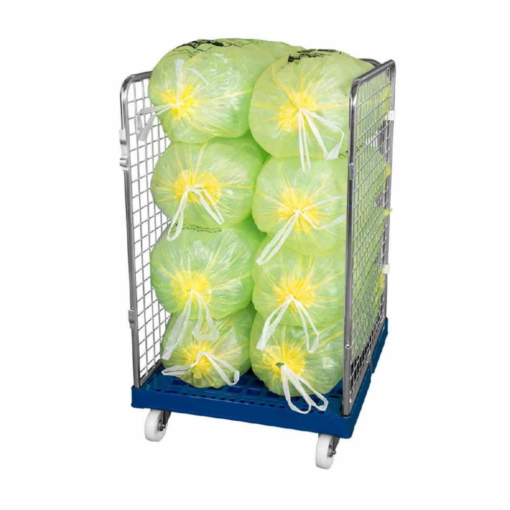 Produktbild ESB Rollbehälter ADB 1020 KU 3 seitig blau 724 x 815 x 1210 mm bild 2