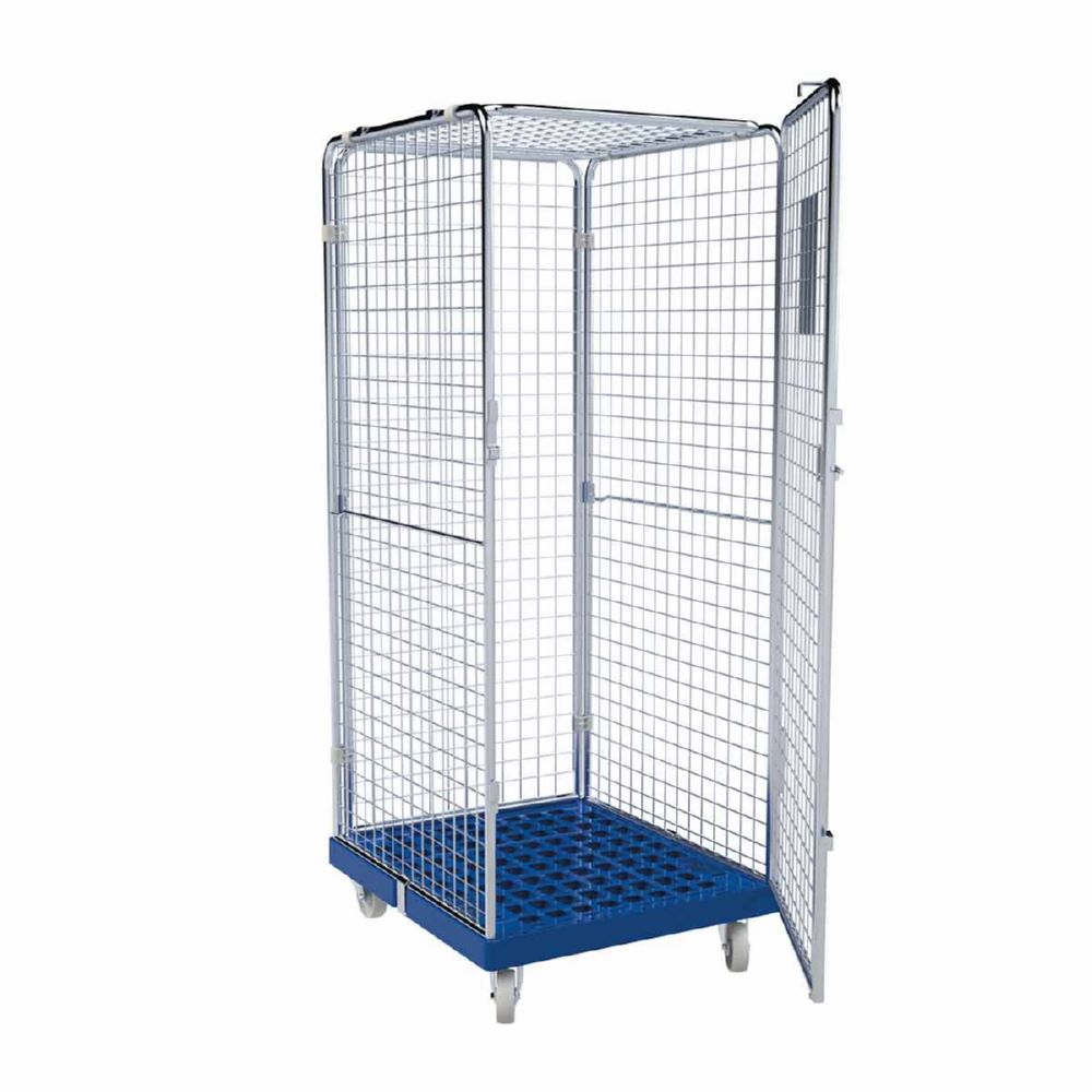 Produktbild ESB Rollbehälter ADB 1600 KU 1 Tür 5 seitig blau 724 x 815 x 1810 mm bild 2