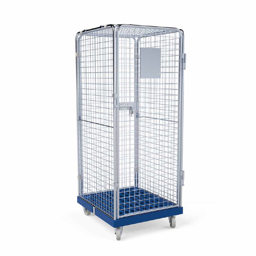 Produktbild ESB Rollbehälter ADB 1600 KU 1 Tür 5 seitig blau 724 x 815 x 1810 mm bild 8