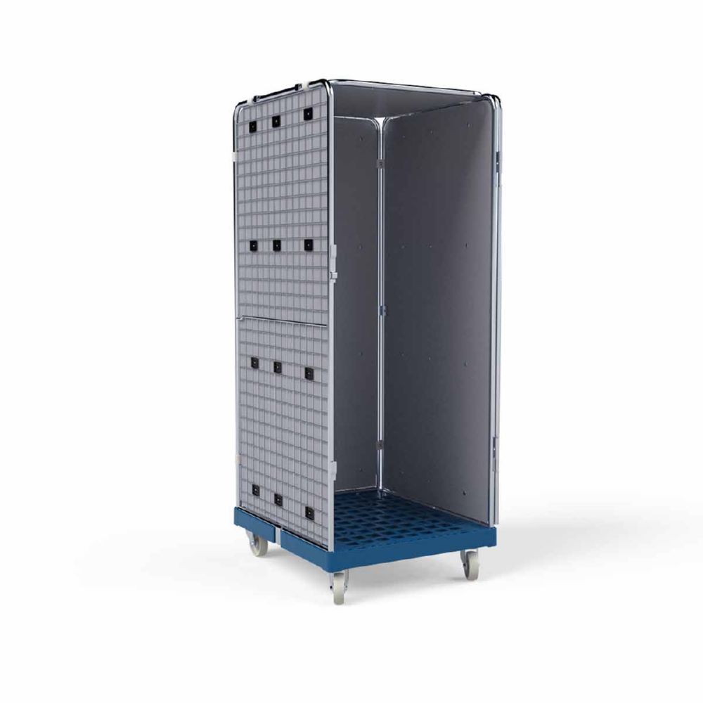 Produktbild ESB Rollbehälter ADB 1600 KU mit Auskleidung blau 724 x 815 x 1810 mm bild 3