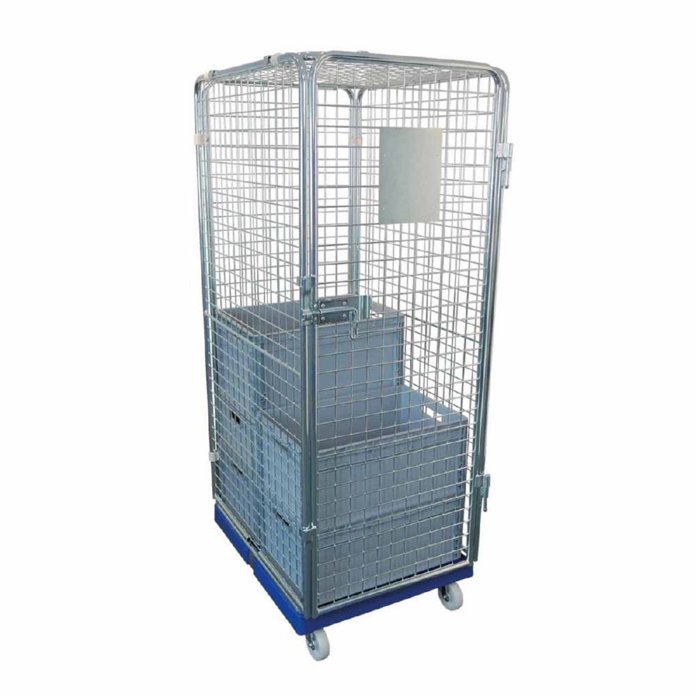 Produktbild ESB Rollbehälter ADB 1600 KU 5 seitig Farbe blau H 1800 mm