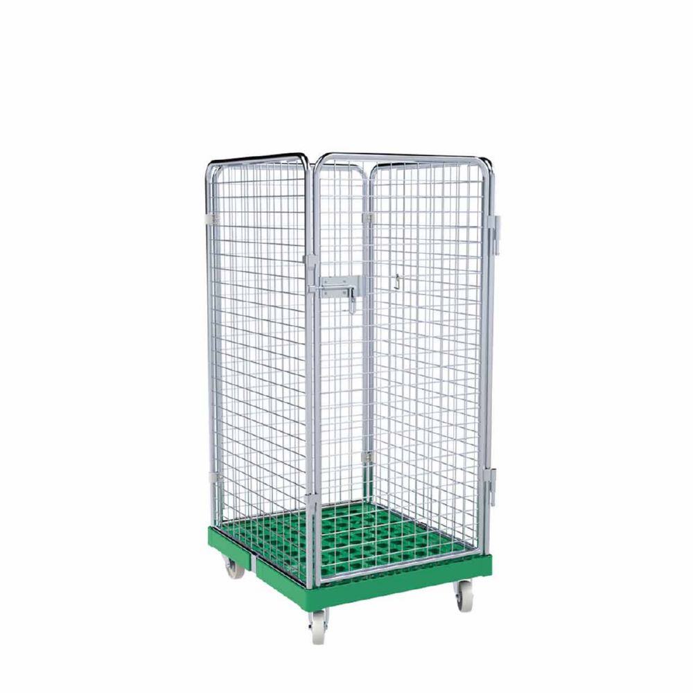 Produktbild ESB Rollbehälter ADB 1350 KU 1 Tür grün H 1540 mm