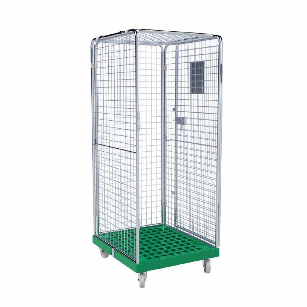 Produktbild ESB Rollbehälter ADB 1600 KU 5 seitig mit 1 Tür in grün H 1810 mm bild 4