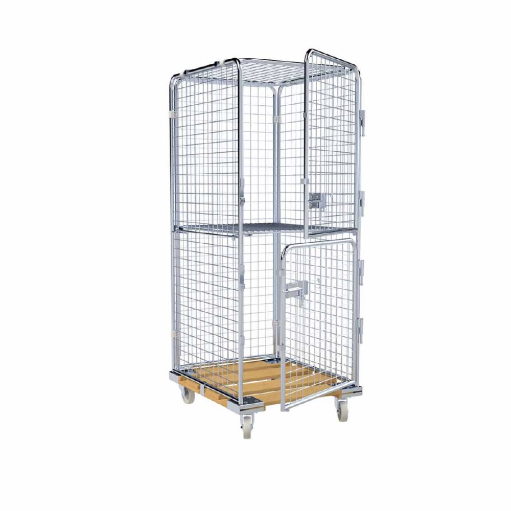 Produktbild ESB Rollbehälter ADB 1600 HO 2 Türen 724 x 810 x 1810 mm bild 2