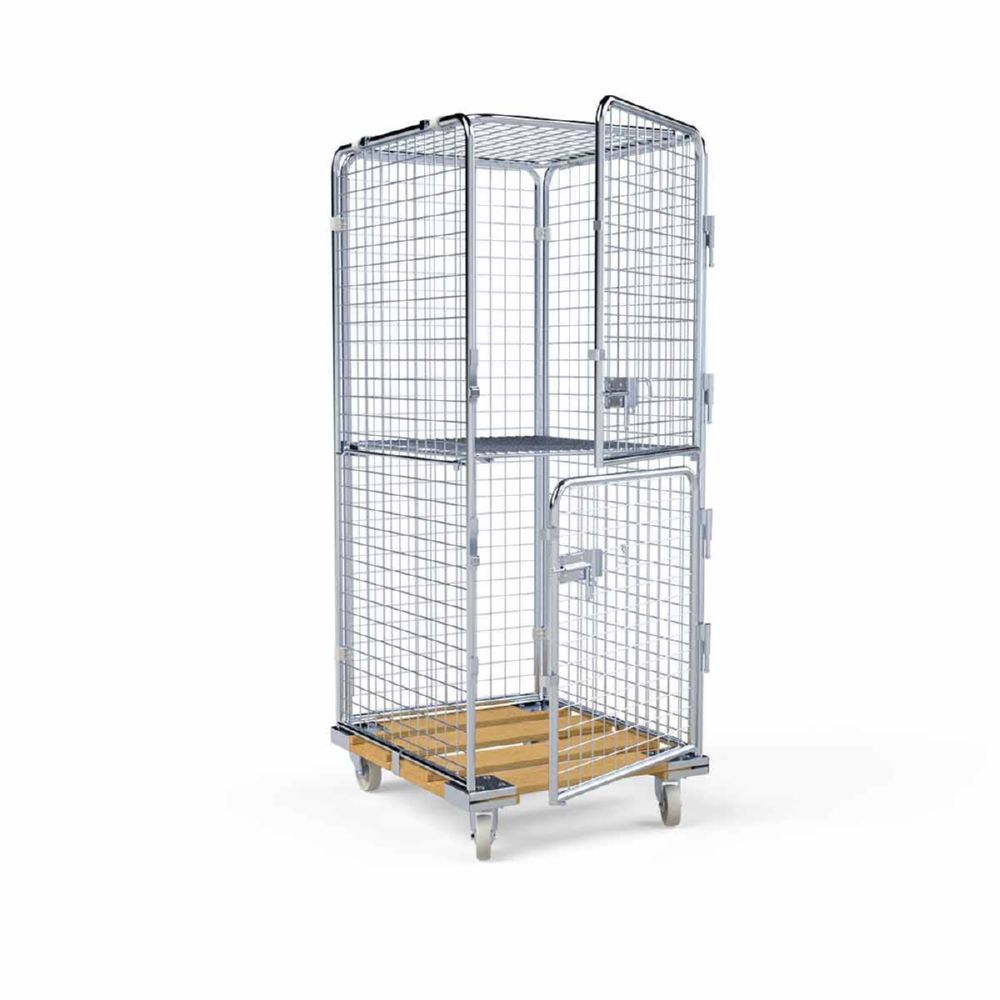 Produktbild ESB Rollbehälter ADB 1600 HO 2 Türen 724 x 810 x 1810 mm bild 3