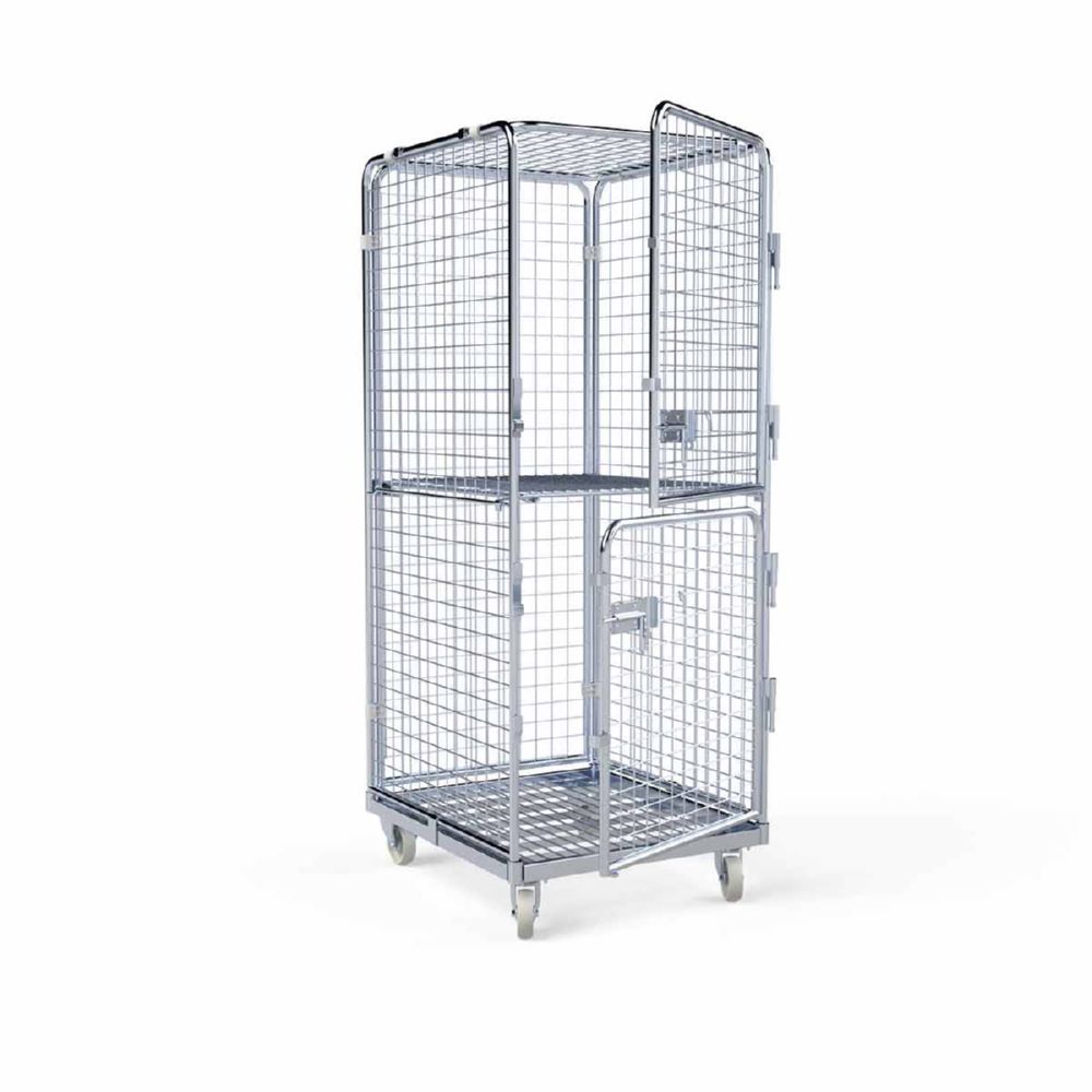 Produktbild ESB Rollbehälter ADB 1600 ME Zwischenboden klappbar H 1810 mm bild 3