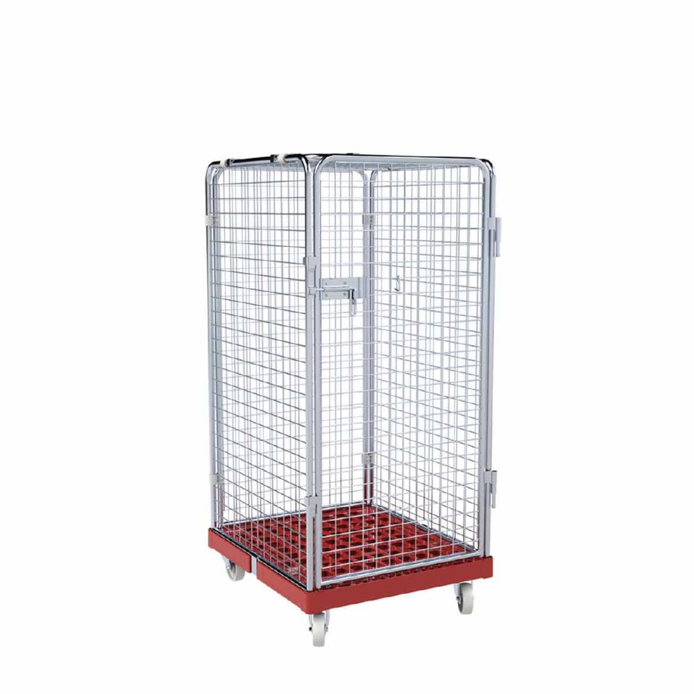 Produktbild ESB Rollbehälter ADB 1350 KU 5 seitig 1 Tür rot H 1550 mm