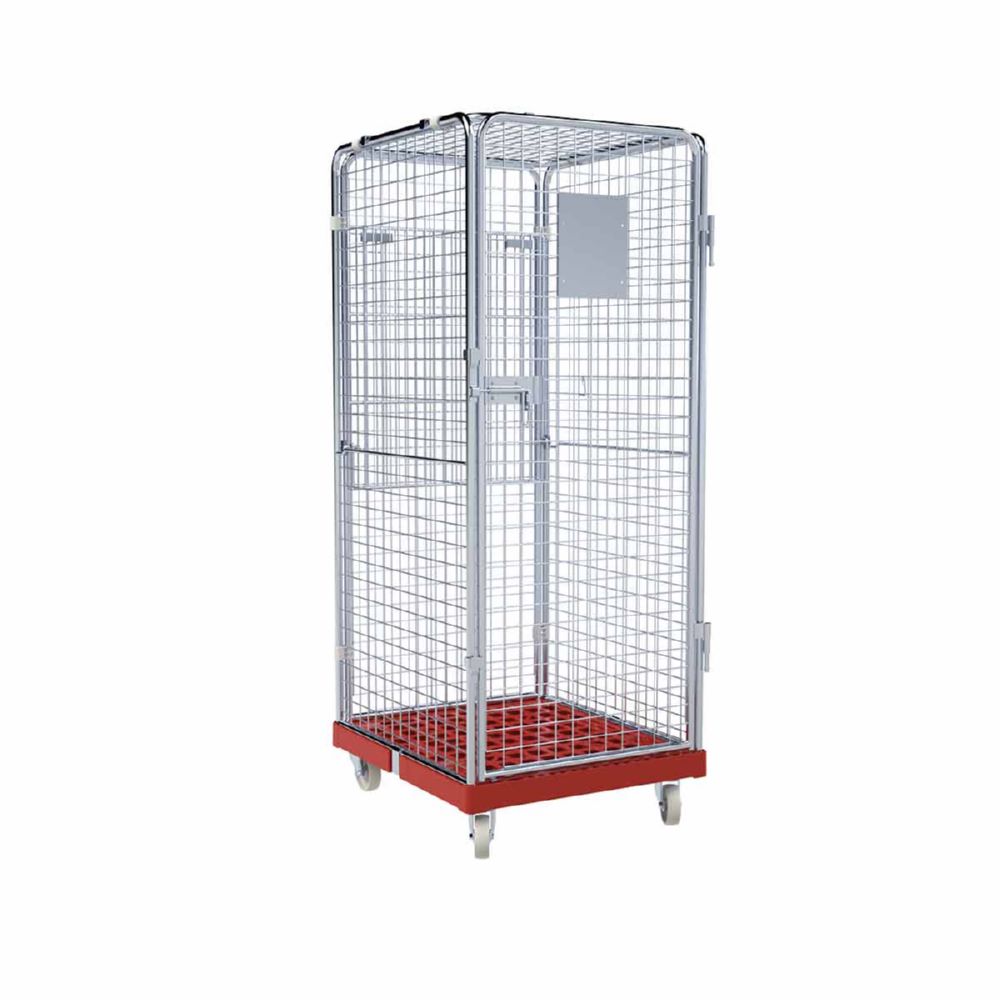 Produktbild ESB Rollbehälter ADB 1600 KU teilweise klappbar rot H 1810 mm bild 2