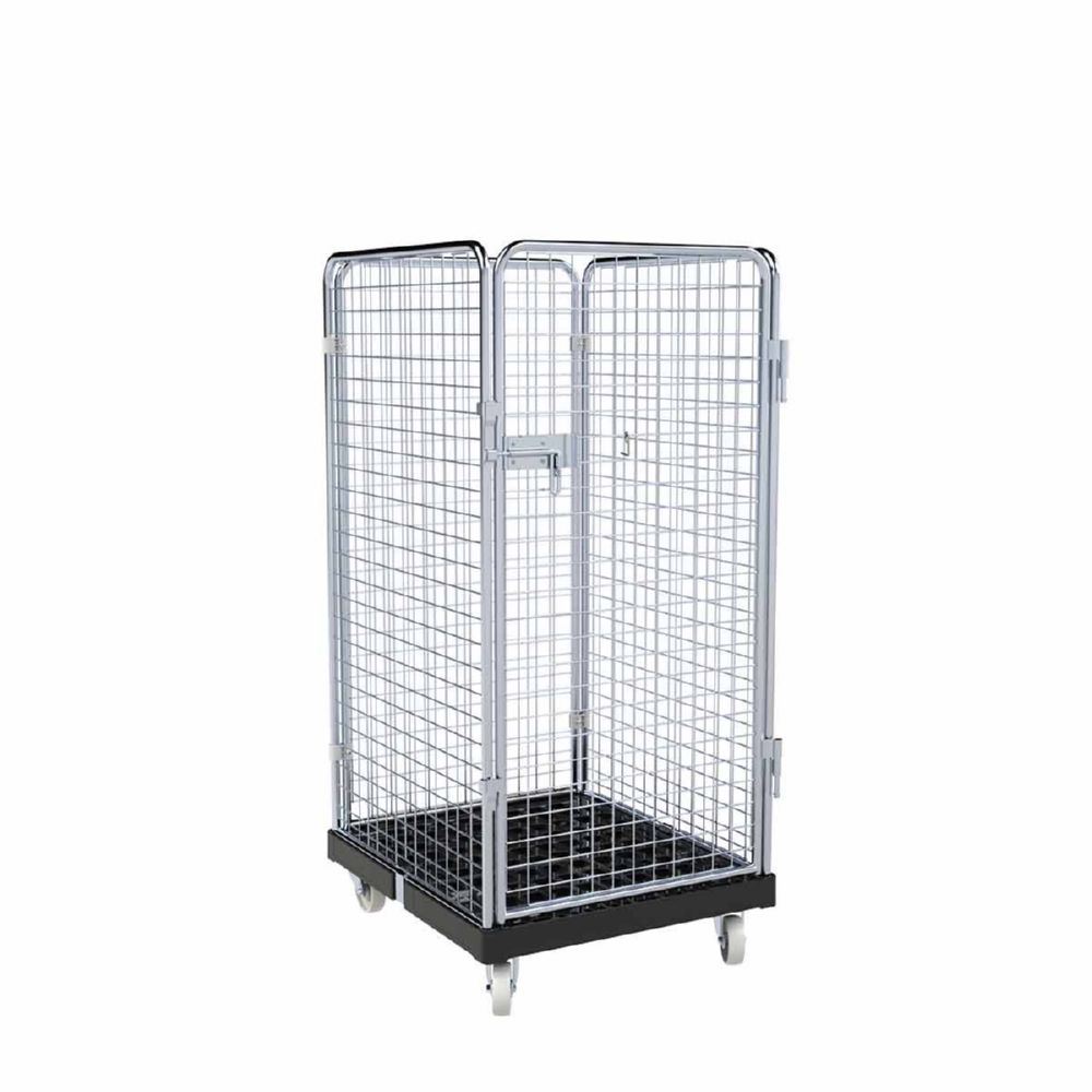 Produktbild ESB Rollbehälter ADB 1350 KU 1 Tür schwarz 724 x 815 x 1540 mm