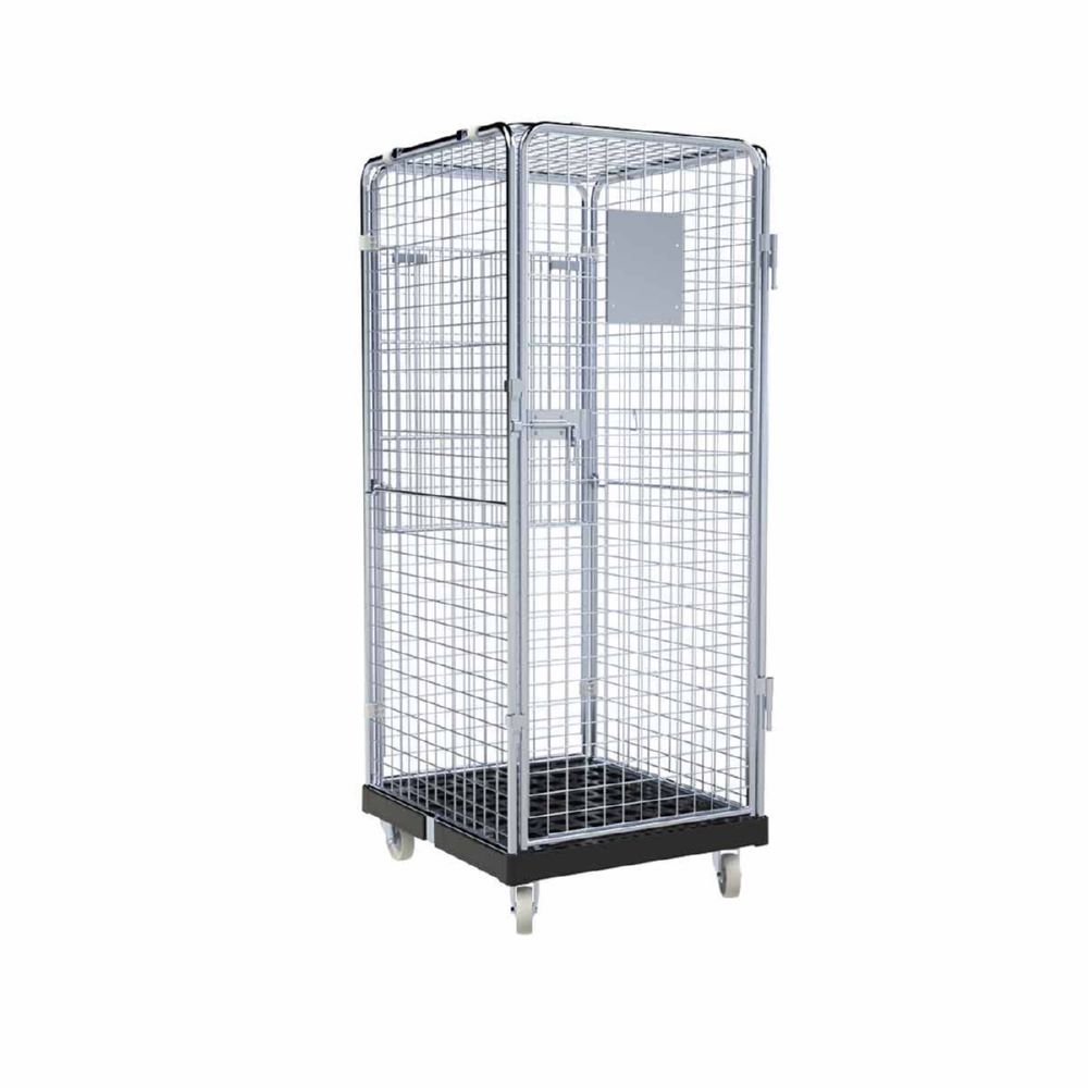 Produktbild ESB Rollbehälter ADB 1600 KU ZWB klappbar schwarz H 1810 mm bild 2