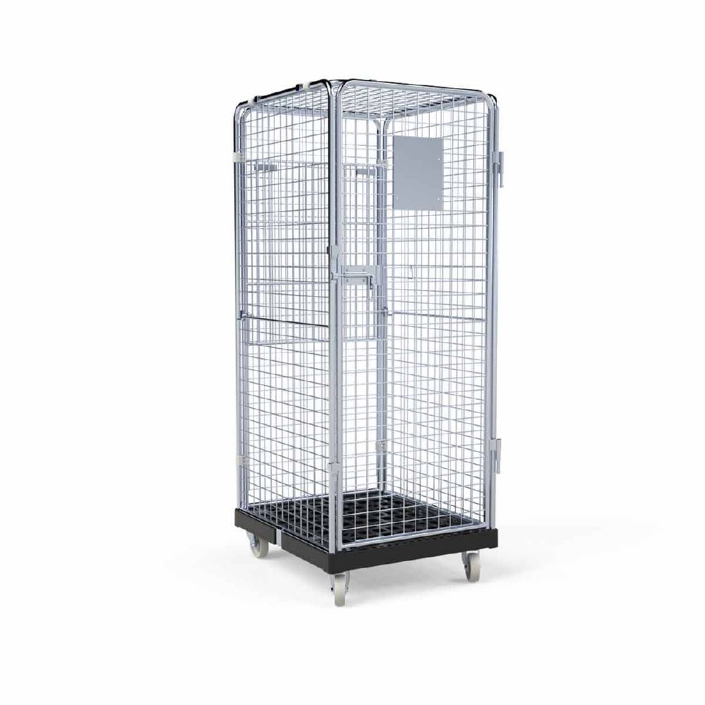 Produktbild ESB Rollbehälter ADB 1600 KU ZWB klappbar schwarz H 1810 mm bild 3