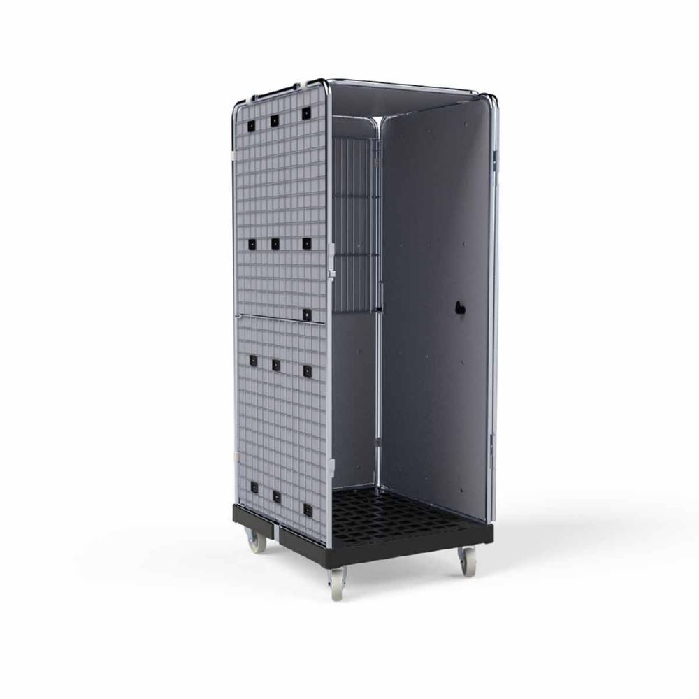 Produktbild ESB Rollbehälter ADB 1600 KU 1 Tür schwarz H 1810 mm bild 5