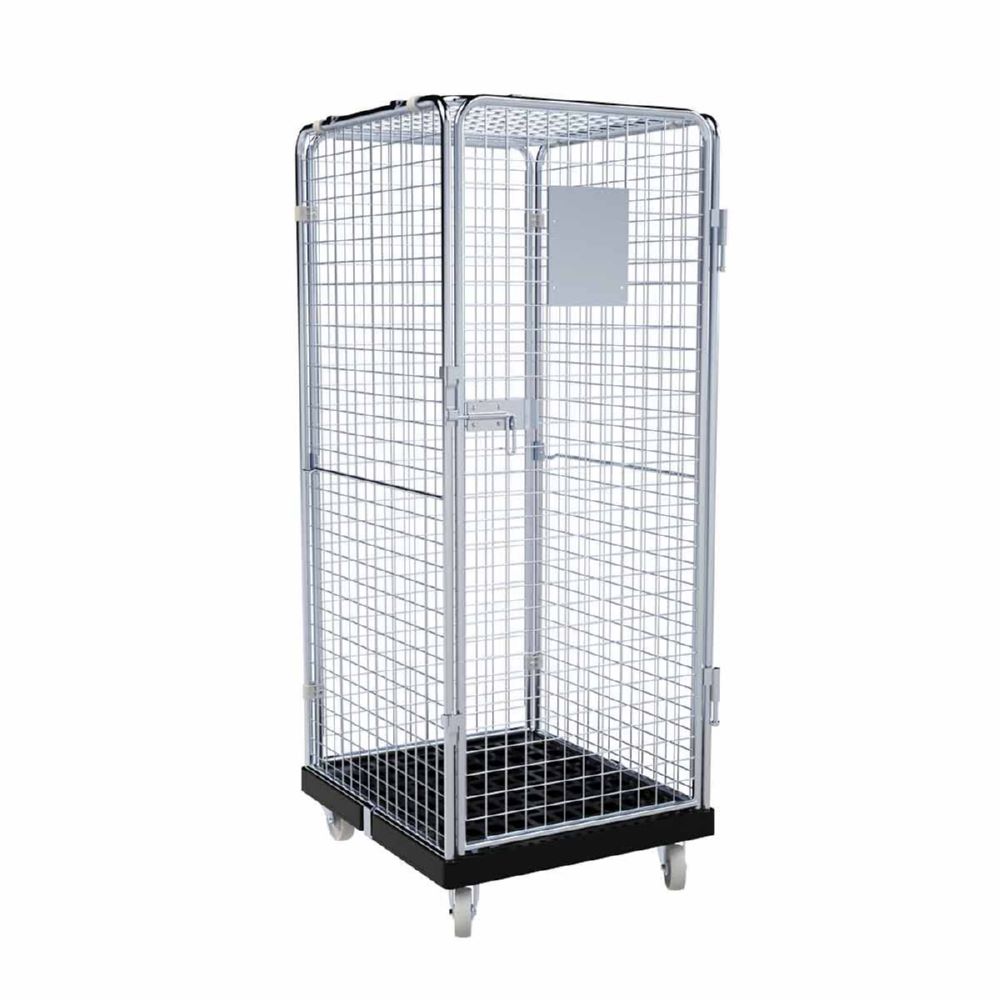 Produktbild ESB Rollbehälter ADB 1600 KU 5 seitig in schwarz H 1810 mm