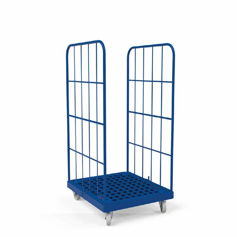 Produktbild ESB Rollbehälter 1350 KU 2 seitig blau 724 x 815 x 1530 mm bild 2