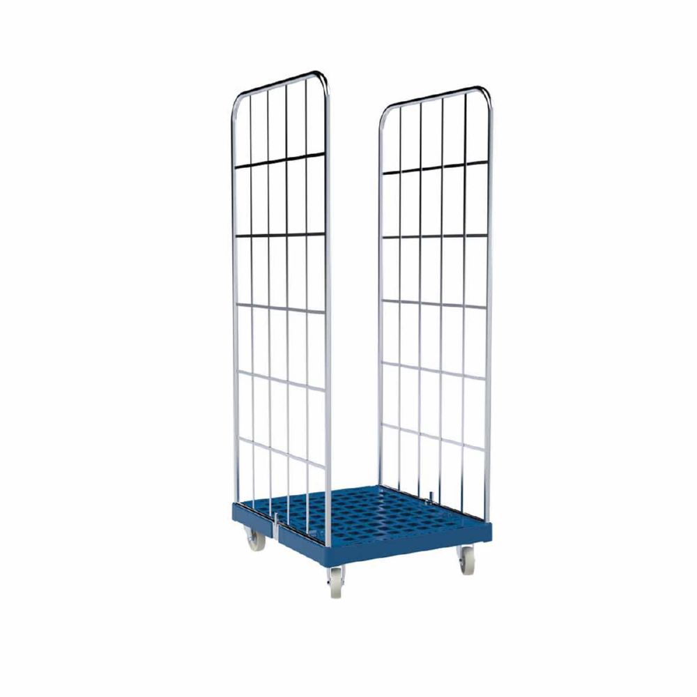 Produktbild ESB Rollbehälter 1650 KU Cr3 2 seitig blau 724 x 815 x 1830 mm