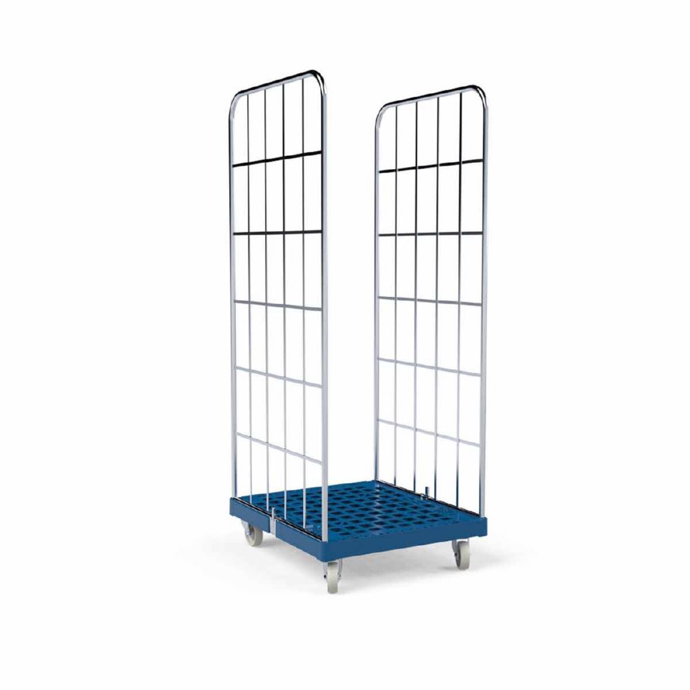 Produktbild ESB Rollbehälter 1650 KU Cr3 2 seitig blau 724 x 815 x 1830 mm bild 2