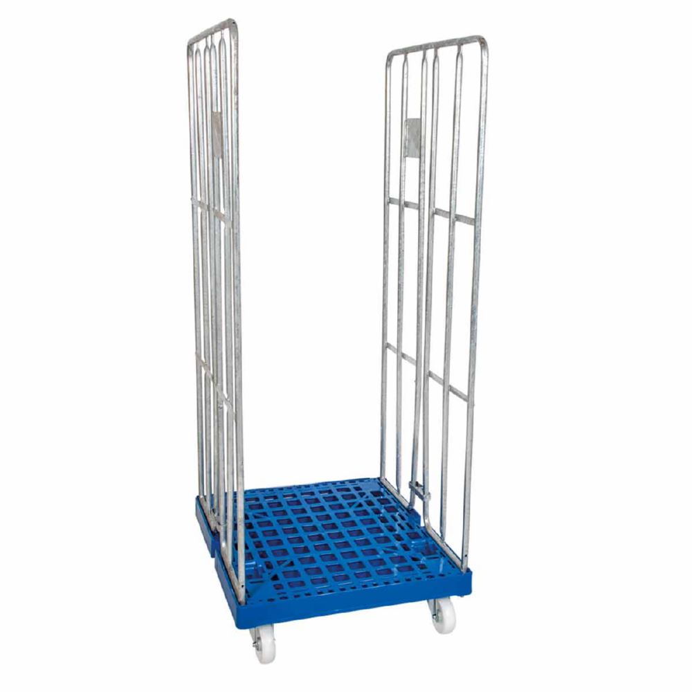 Produktbild ESB Rollbehälter 1500 KU 2 seitig FH blau H 1690 mm