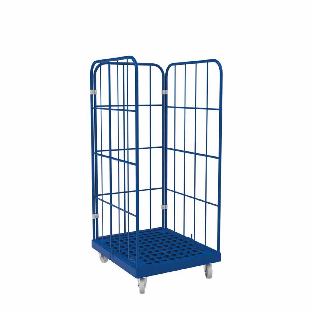 Produktbild ESB Rollbehälter 1450 KU in blau 724 x 815 mm