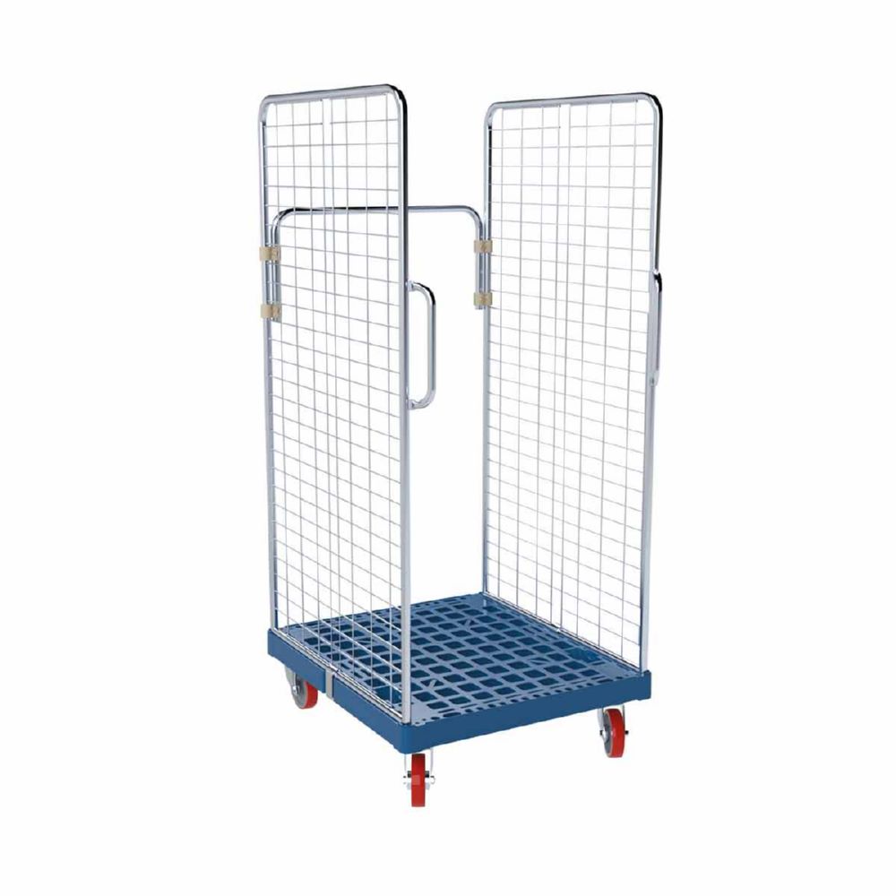 Produktbild ESB Rollbehälter 1450 KU 2 Handgriffe blau 724 x 815 x 1655 mm