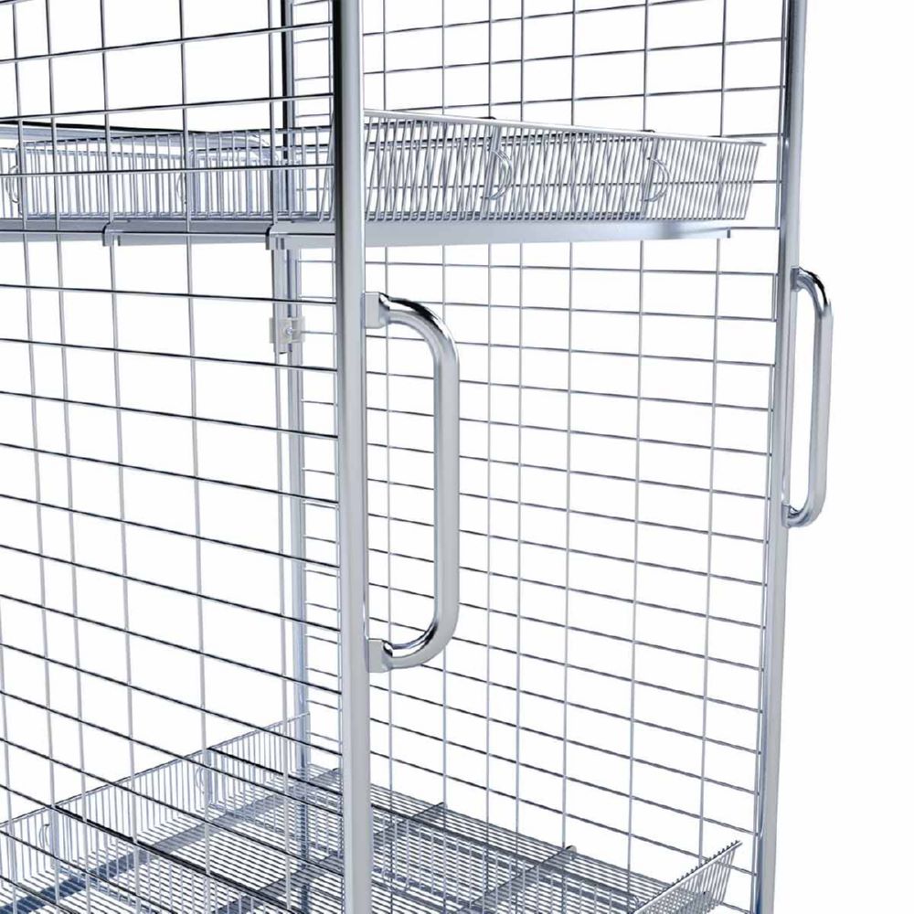 Produktbild ESB Rollbehälter 1450 KU 2 Handgriffe blau 724 x 815 x 1655 mm bild 5