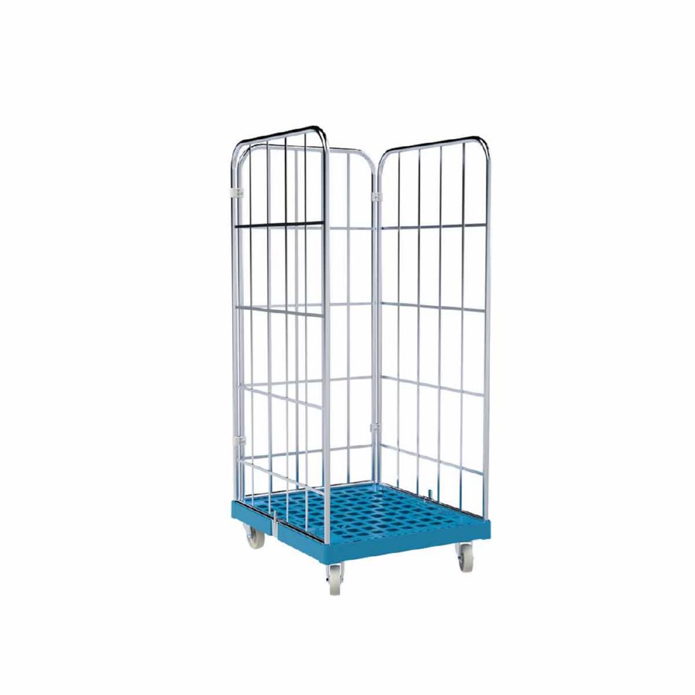 Produktbild ESB Rollbehälter 1460 KU 3 seitig blau H 1640 mm