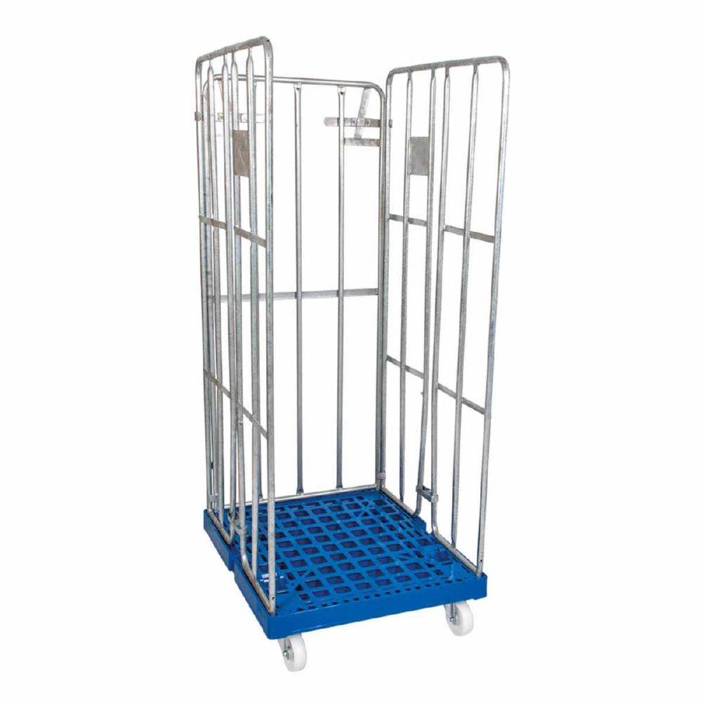 Produktbild ESB Rollbehälter 1500 KU FH blau 682 x 815 x 1690 mm