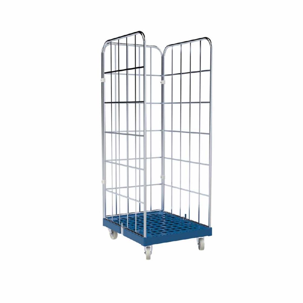 Produktbild ESB Rollbehälter 1650 KU Cr 3 in blau 682 x 815 x 1830 mm