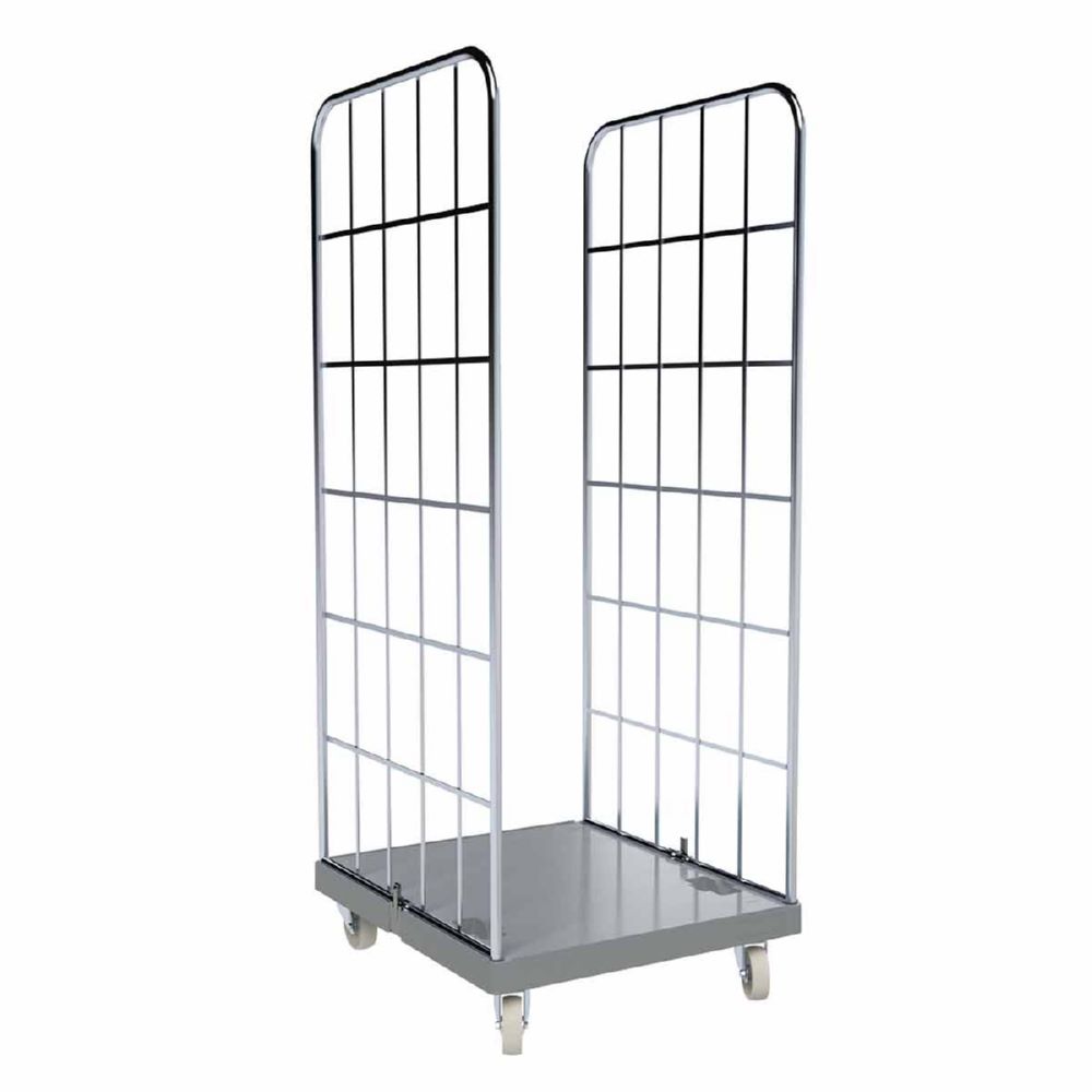 Produktbild ESB Rollbehälter 1650 KU geschlossene Ladefläche grau H 1830 mm