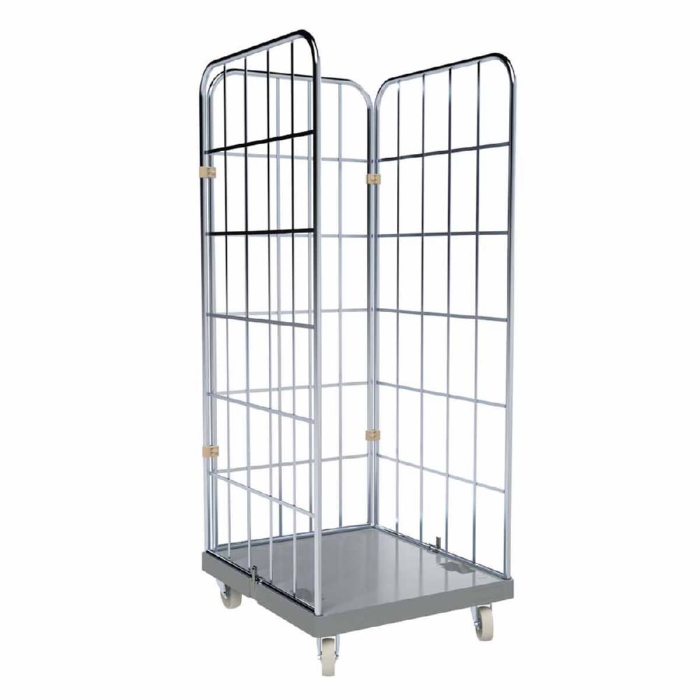 Produktbild ESB Rollbehälter 1650 KU geschlossene Ladefläche grau H 1830 mm