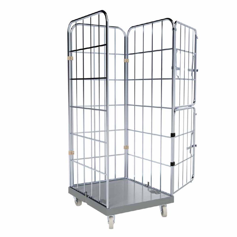 Produktbild ESB Rollbehälter 1650 KU geschlossene Ladefläche grau H 1830 mm bild 3