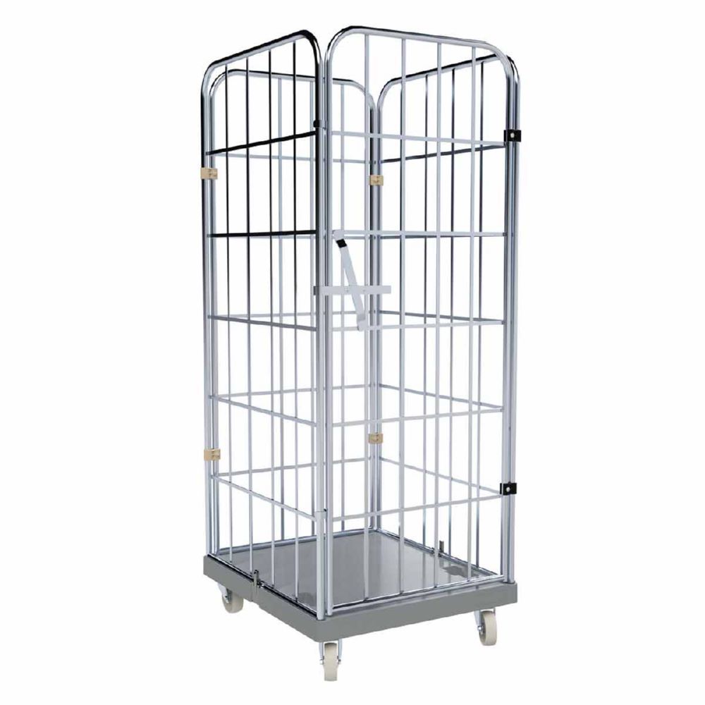 Produktbild ESB Rollbehälter 1650 KU geschlossene Ladefläche grau H 1830 mm