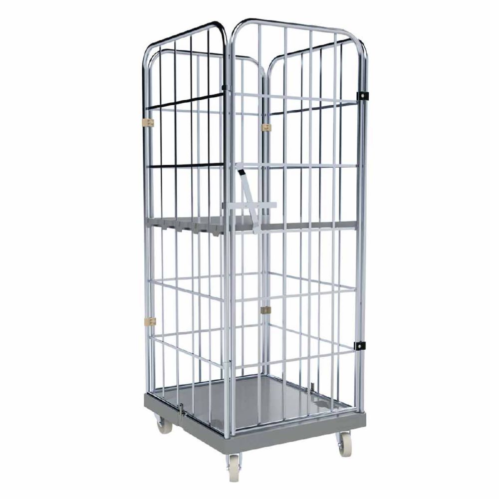 Produktbild ESB Rollbehälter 1650 KU geschlossene Ladefläche grau H 1830 mm bild 3